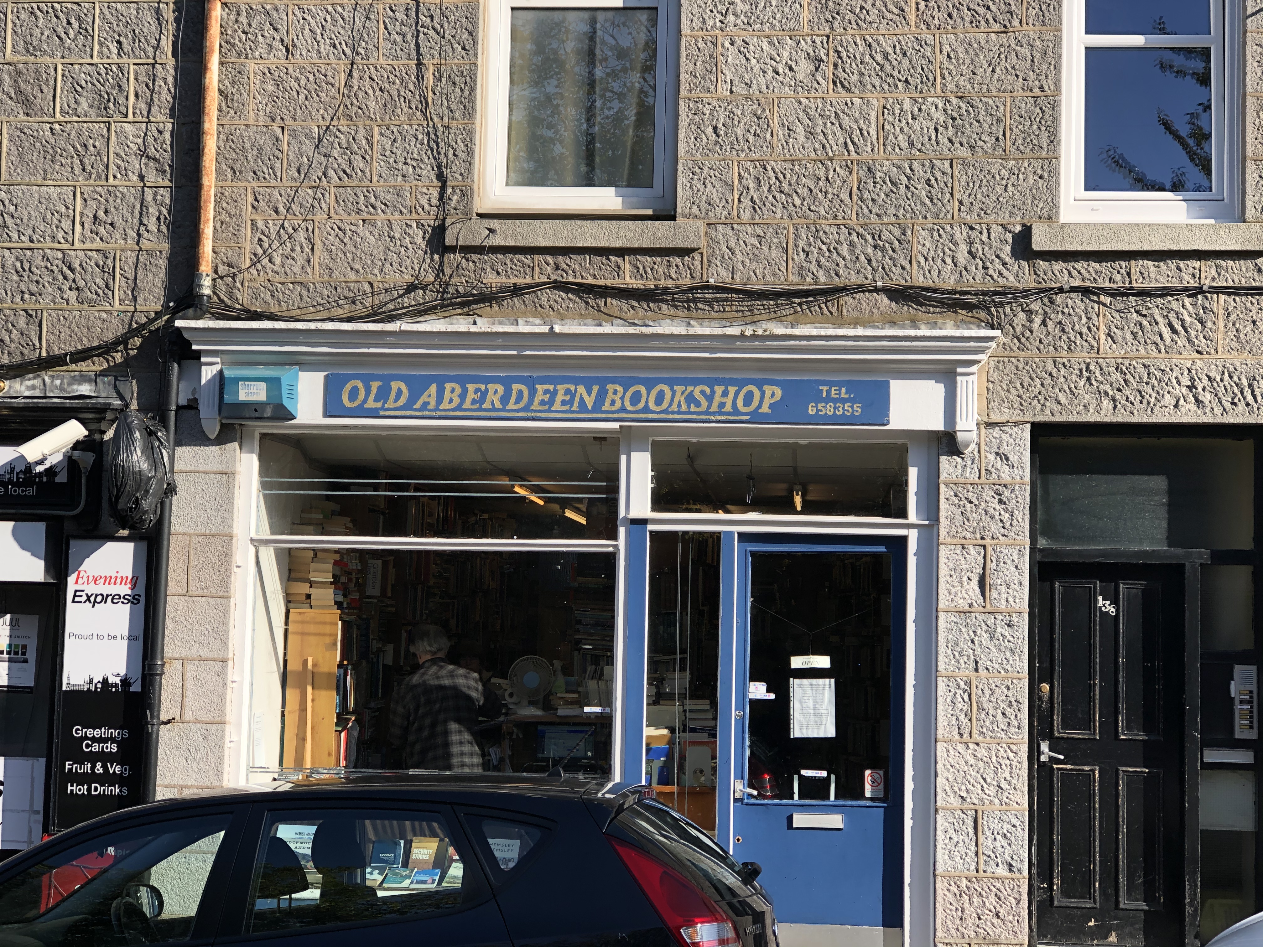 Old Aberdeen Bookshop storefront